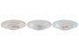 DKD Home Decor Platos de Porcelana Aiguablava Multicolor