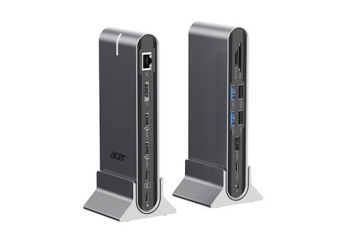 Acer Estación de acoplamiento Universal 15 en 1 USB-C Plata HP.DSCAB.022 Acer Estación de acoplamiento Universal 15 en 1 USB-C Plata HP.DSCAB.022
