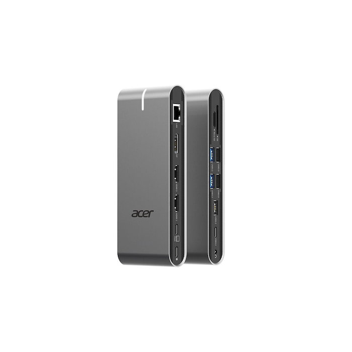 Acer Estación de acoplamiento Universal 15 en 1 USB-C Plata HP.DSCAB.022 Acer Estación de acoplamiento Universal 15 en 1 USB-C Plata HP.DSCAB.022
