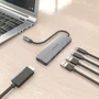 Aisens USB-C Dock 5 en 1 ASUC-5P028-GR Gris