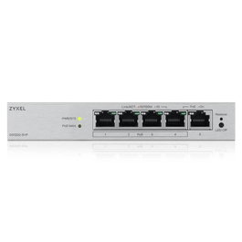 Zyxel GS1200-5HPv3 5-Port Gigabit PoE+ Web Managed Switch Gris