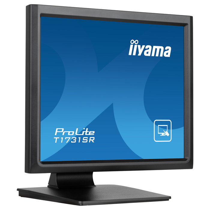 iiyama ProLite T1731SR-B1S - Monitor táctil de 17" (1280x1024 SXGA), panel LCD TN, 5ms, relación 5:4, HDMI/DP, altavoces, negro
