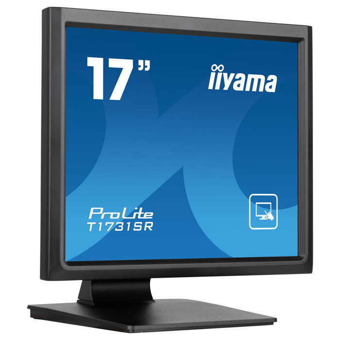 iiyama ProLite T1731SR-B1S - Monitor táctil de 17" (1280x1024 SXGA), panel LCD TN, 5ms, relación 5:4, HDMI/DP, altavoces, negro
