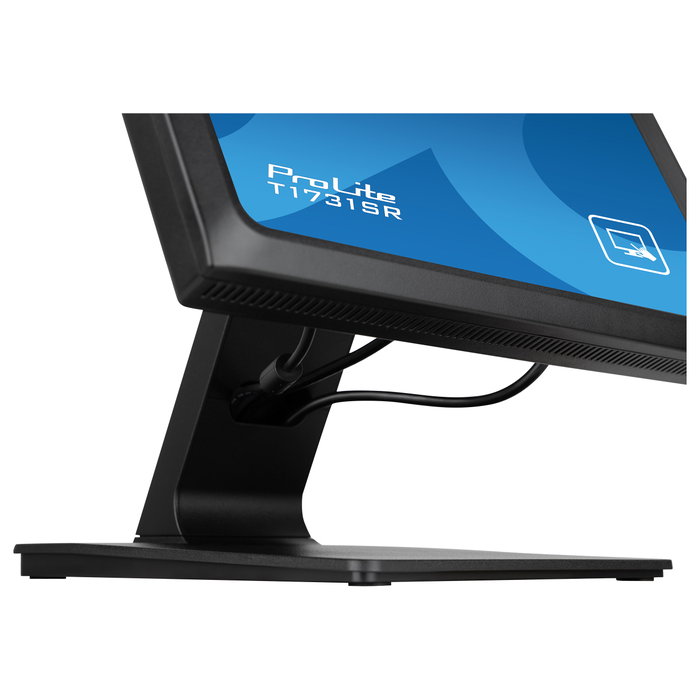 iiyama ProLite T1731SR-B1S - Monitor táctil de 17" (1280x1024 SXGA), panel LCD TN, 5ms, relación 5:4, HDMI/DP, altavoces, negro
