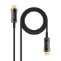 Nanocable Cable HDMI V2.1 AOC 8K@60Hz 4K@120Hz 20m Negro