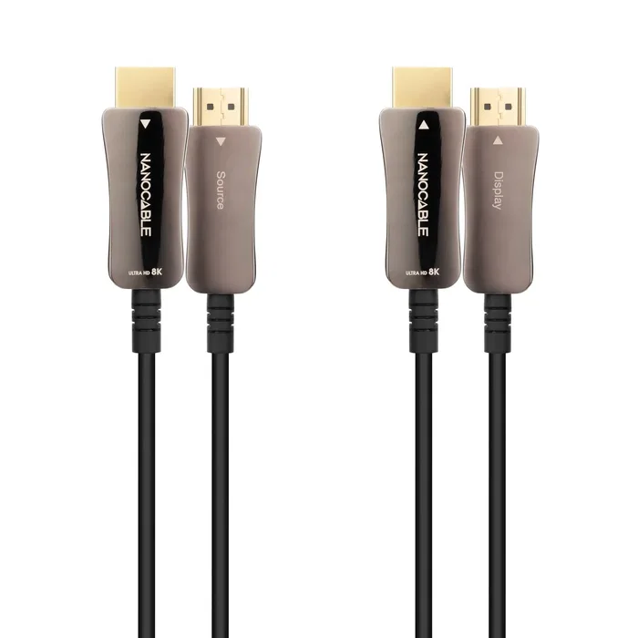 Nanocable Cable HDMI V2.1 AOC 8K 20m Negro, Macho-Macho