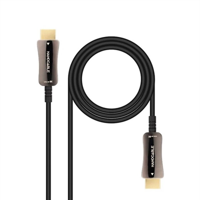 Nanocable Cable HDMI V2.1 AOC 8K@60Hz 4K@120Hz 20m Negro Nanocable Cable HDMI V2.1 AOC 8K@60Hz 4K@120Hz 20m Negro