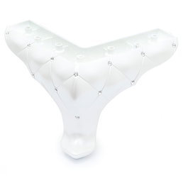 Q&Q Pata de Plástico Okaliptus Joya H135 Perla para Muebles 180x180x135 mm