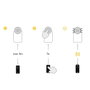 Nuki Fob mando a distancia dedicado Bluetooth negro