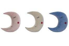 DKD Home Decor Cojines Poliéster Luna Surtido de 3