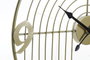 DKD Home Decor Reloj de Pared Moderno Negro Dorado 3 x 45 x 45 cm (2 Unidades)