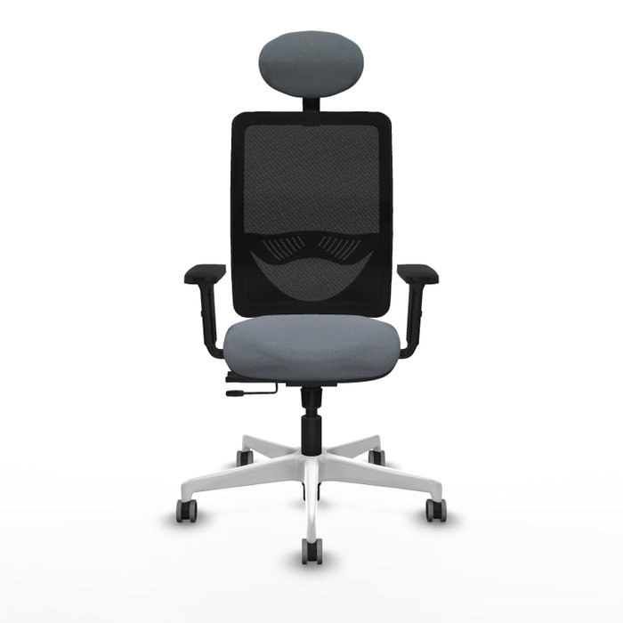 PIQUERAS Y CRESPO Silla de oficina Zulema Gris y Negro PIQUERAS Y CRESPO Silla de oficina Zulema Gris y Negro