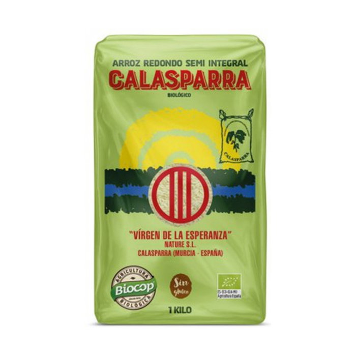 Calasparra Arroz Semi Integral Bio 1kg Calasparra Arroz Semi Integral Bio 1kg