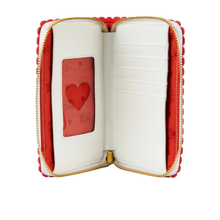 Loungefly Funko Villainous Valentines Cartera Star Wars The Mandalorian Grogu San Valentín Piel Vegana Cremallera 6 Ranuras Tarjetas ID