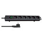 Brennenstuhl Regleta Comfort-Line Plus 6 Tomas Negro 2m