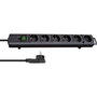 Brennenstuhl Regleta Comfort-Line Plus 6 Tomas Negro 2m