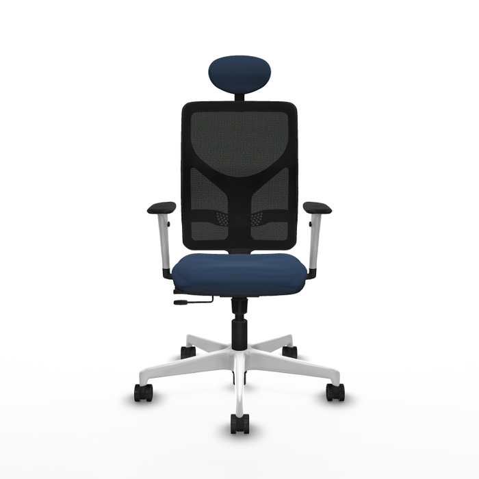 PIQUERAS Y CRESPO Silla de oficina Motilla con mecanismo Sincro/Traslack en Azul marino y Negro PIQUERAS Y CRESPO Silla de oficina Motilla con mecanismo Sincro/Traslack en Azul marino y Negro