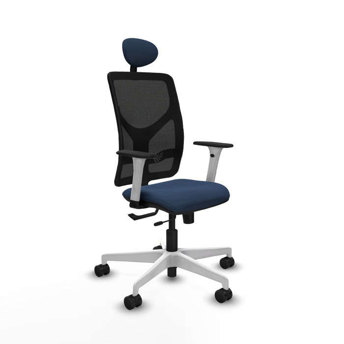 PIQUERAS Y CRESPO Silla de oficina Motilla con mecanismo Sincro/Traslack en Azul marino y Negro PIQUERAS Y CRESPO Silla de oficina Motilla con mecanismo Sincro/Traslack en Azul marino y Negro