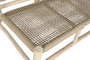 DKD Home Decor Sillón Horeca Natural Teca y Fibra 81 x 84 x 120 cm Hecho a mano