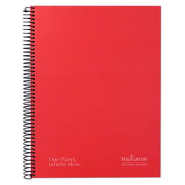 Bloc Navigator Micro.Tapa Extra A4+ 120H Horizontal 80G 5 Col. Banda Rojo (Set de 5)