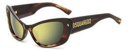 Dsquared2 D2-0118-S-EX4 Gafas de sol Marrón/Dorado