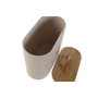 DKD Home Decor Bote para comida de gato Beige Natural