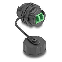 DeLOCK 88033 Conector LC Duplex hembra a LC Duplex hembra