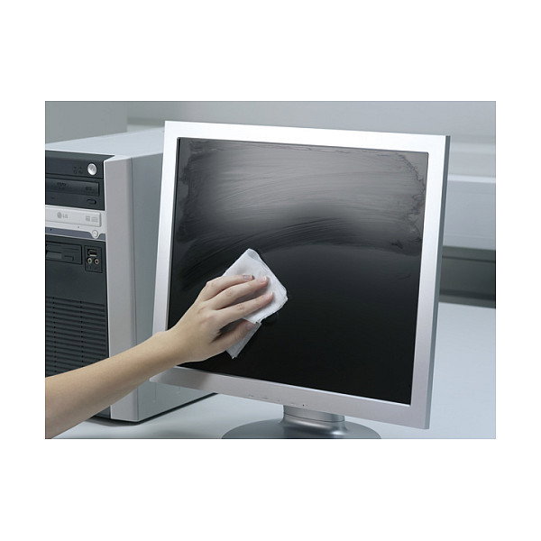 Durable Screenclean Duo Set de 10 toallitas para limpieza de pantallas