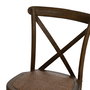 Silla Aspas Marrón Madera 50 X 56 X 87 cm