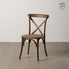 Silla Aspas Marrón Madera 50 X 56 X 87 cm