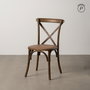 Silla Aspas Marrón Madera 50 X 56 X 87 cm