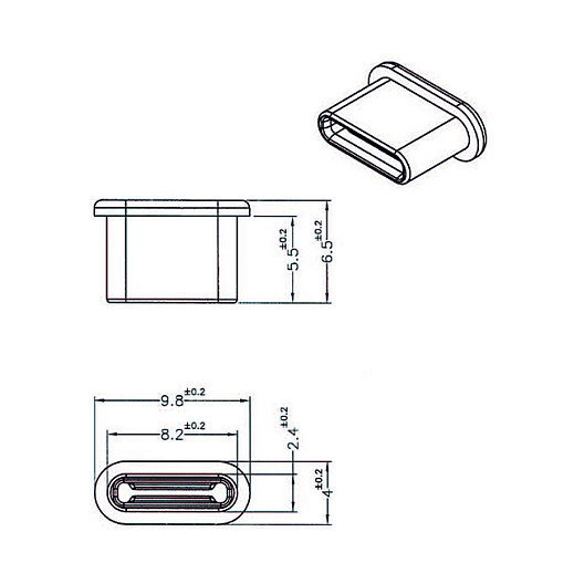 DeLOCK 64014 Cubierta antipolvo para puerto USB Tipo C, 10 unidades, Negro DeLOCK 64014 Cubierta antipolvo para puerto USB Tipo C, 10 unidades, Negro