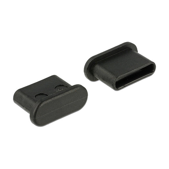 DeLOCK 64014 Cubierta antipolvo para puerto USB Tipo C, 10 unidades, Negro DeLOCK 64014 Cubierta antipolvo para puerto USB Tipo C, 10 unidades, Negro