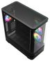 Modecom Volcano AQ200 ARGB Caja para Computadora Midi Tower Negra con Ventiladores ARGB y Panel USB-C