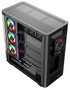 Modecom Volcano AQ200 ARGB Caja para Computadora Midi Tower Negra con Ventiladores ARGB y Panel USB-C