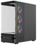 Modecom Volcano AQ200 ARGB Caja para Computadora Midi Tower Negra con Ventiladores ARGB y Panel USB-C