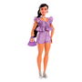 Barbie Muñeca Deluxe Metallic Con Conjunto Morado JFP43 Mattel