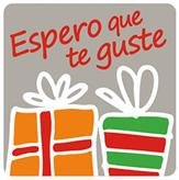 Etiquetas Regalo Adh. Rollo 250 Uds. Espero Que Te Guste Cuadrada Color