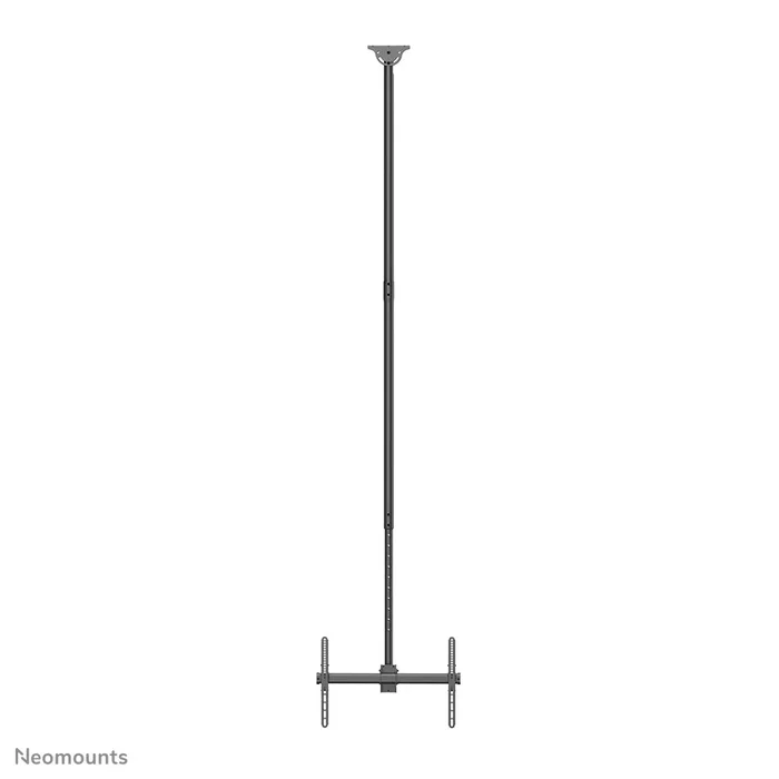 Neomounts CL35-440BL16XL Soporte de Techo para TV hasta 70", Ajustable 250-300 cm, Inclinación 25°, Giro 360°, Max. 50 kg, VESA 150x200 a 600x400 mm, Negro