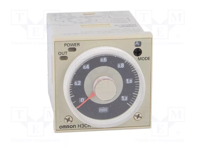 OMRON H3CR-A100-240AC Relé de tiempo DPDT 250VAC/5A