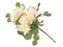 Ibergarden Ramo 5 Flores Abiertas Blancas 39 cm Plástico (Set de 12)
