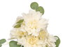 Ibergarden Ramo 5 Flores Abiertas Blancas 39 cm Plástico (Set de 12)