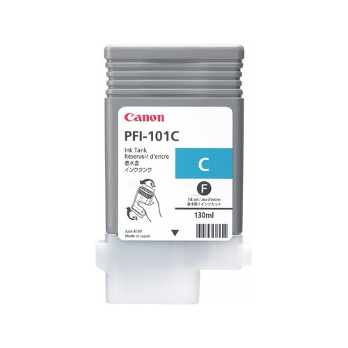 Canon Cartucho de Tinta Inkjet PFI-101C Cian 130 ml para iPF 5000/5100/6000/6100/6200 Canon Cartucho de Tinta Inkjet PFI-101C Cian 130 ml para iPF 5000/5100/6000/6100/6200