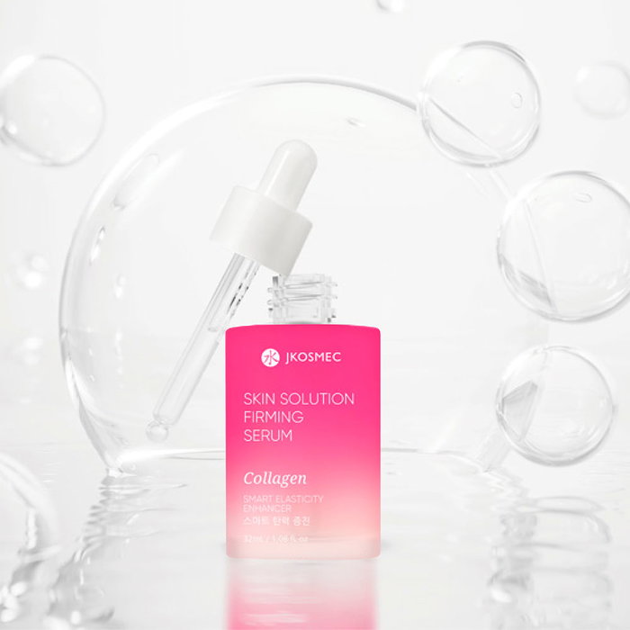 Jkosmec SKIN SOLUTION Serum Firmeza con Colágeno y Niacinamida 32 ml - Para Piel Madura, Incrementa Elasticidad y Luminosidad