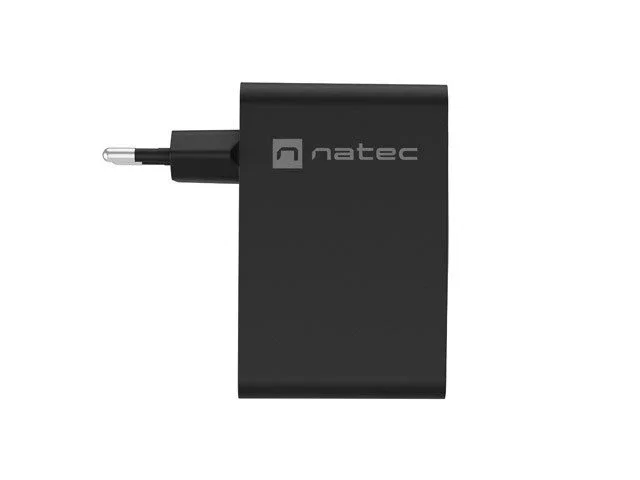 Natec Ribera GaN 100W USB-A + 3x USB-C Negro