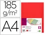 Liderpapel Subcarpeta Din A4 Rojo Intenso 180g/m2