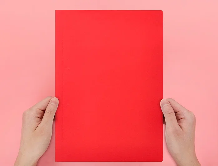 Liderpapel Subcarpeta Din A4 Rojo Intenso 180g/m2