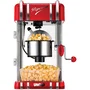 Unold Popcornmaker Retro 48535, Rojo y Plata
