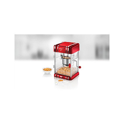 UNOLD 48535 Máquina de Palomitas Retro, Palomitero con Estilo Vintage para Cocina y Hogar