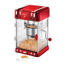 UNOLD 48535 Máquina de Palomitas Retro, Palomitero con Estilo Vintage para Cocina y Hogar